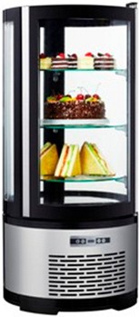 Витрина кондитерская Hurakan HKN-UPD100 (черный)