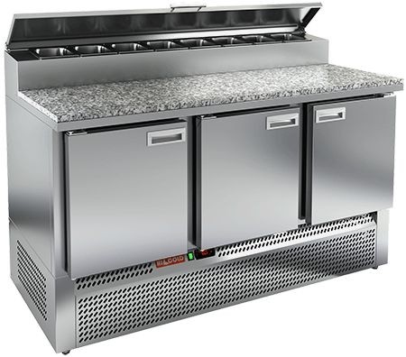 Стол для пиццы Hicold PZE2-111GN (1/6) камень
