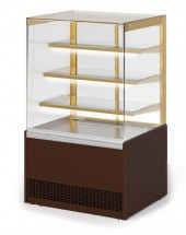 Витрина кондитерская Golfstream Селенга QDG 120 ВС Фронт RAL 8017
