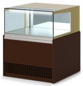 Витрина кондитерская Golfstream Селенга Q РС 80 Фронт RAL 8017