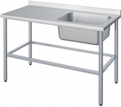 Ванна моечная Atesy ВСМЦС-С-1П.500.400-1200.600-1-02 (ВСМЦ-1/1200 с левым столом)