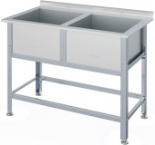 Ванна моечная Atesy ВСМ-Б-2.430-1-02 (ВМ-2/430 с бортом)