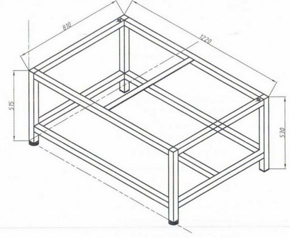 Подставка под печь (хлебопекарную) Grill Master 40003