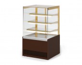 Витрина кондитерская Golfstream Селенга QDG 55 ВС БВА Фронт RAL 8017