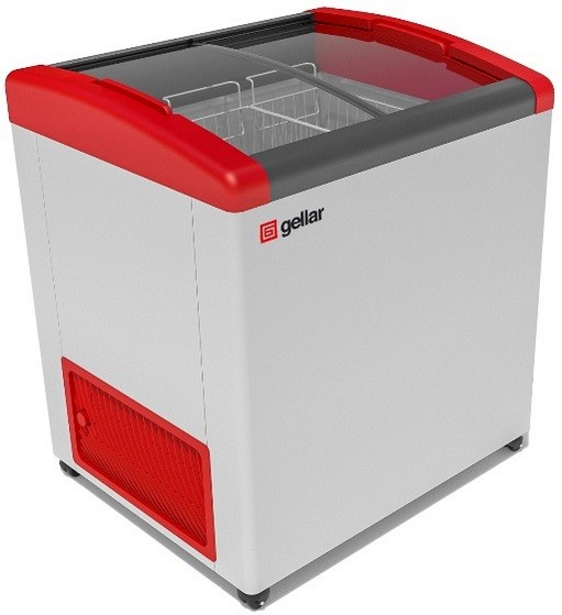 Ларь морозильный Gellar FG 250 E (красный)