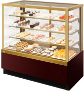 Витрина кондитерская Chilz Vete Kub Lux 130 шоколад/золотой глянец