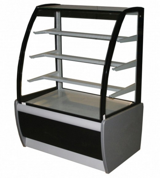 Витрина холодильная Полюс K70 VM 0,9-2 STANDARD 9006-9005 (открытая)