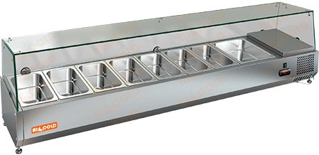 Холодильная витрина для ингредиентов Hicold VRX 1800