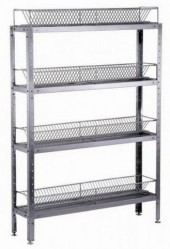 Стеллаж кухонный для тарелок Технологии Юга ПКТ-4/1200-ЮТ