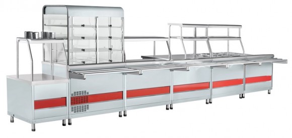 Мармит для первых блюд Abat ПМЭС-70КМ-01 (столешница из нержавеющей стали)