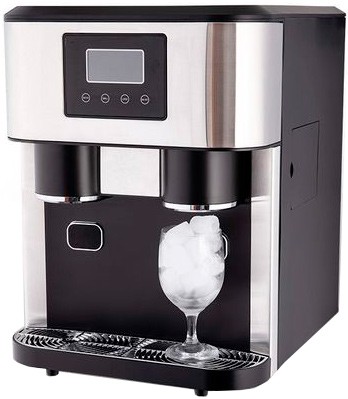 Льдогенератор Hurakan HKN-IMSD15 (пальчики) с измельчителем и диспенсером льда