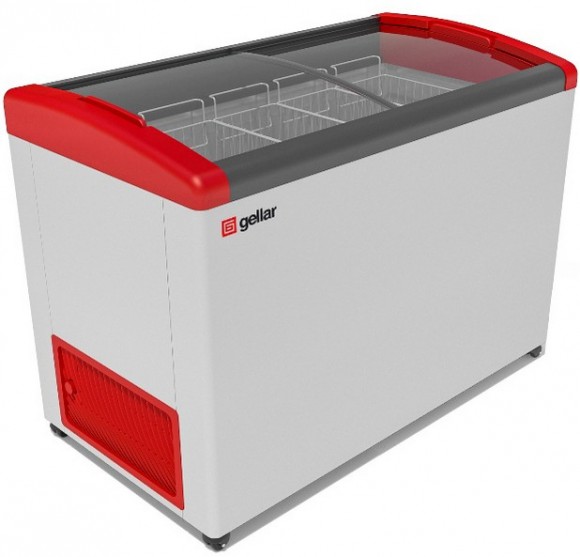 Ларь морозильный Gellar FG 500 E (красный)