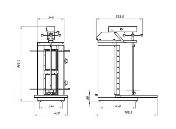Аппарат для шаурмы Grill Master Ф2ШМГ(У) (11211) Аппарат для шаурмы Grill Master Ф2ШМГ(У) (11211)