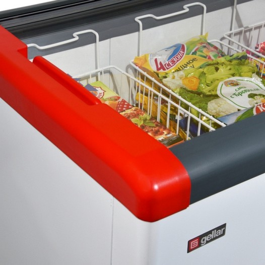 Ларь морозильный Gellar FG 700 C (красный)