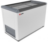 Ларь морозильный Gellar FG 400 C (серый)
