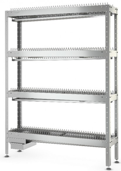 Стеллаж кухонный для сушки тарелок Atesy СКТ-С-1200-02-Н (СКТ-1/1200) Стеллаж кухонный для сушки тарелок Atesy СКТ-С-1200-02-Н (СКТ-1/1200)