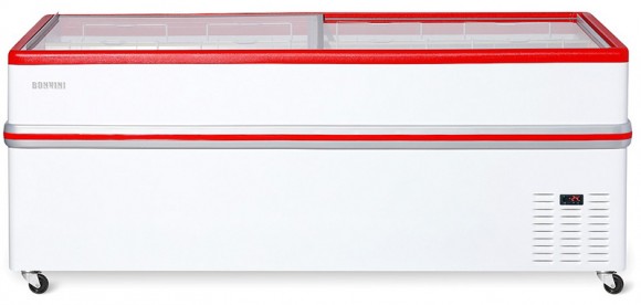Морозильный ларь-бонета Снеж Bonvini 2100 BF-L (красный)