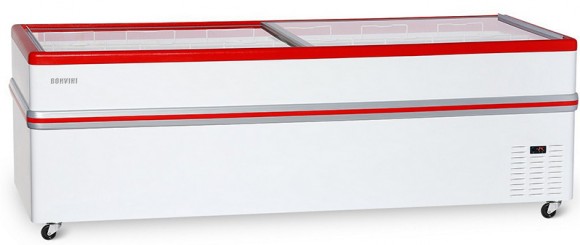 Морозильный ларь-бонета Снеж Bonvini 2500 BF-L (красный)