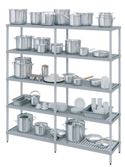 Стеллажная система LOAD.ME poly Polair 18AL.3PP40.7C (Дополнительная угловая секция. 3 яруса)