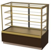 Витрина кондитерская Kayman K-ВК-1300 Люкс Квадро Бронза