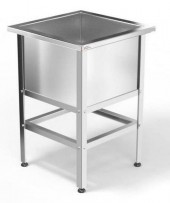 Ванна моечная GPSteel ВМ-1/630/630/850 Эконом