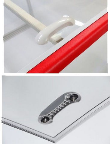 Ларь морозильный Снеж МЛП-350 (красный)