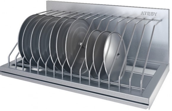 Полка настенная для крышек Atesy ПКК-С-600.350-15-02 (ПКК-600) Полка настенная для крышек Atesy ПКК-С-600.350-15-02 (ПКК-600)