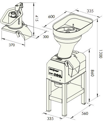 Овощерезка Robot Coupe CL60 рычаг