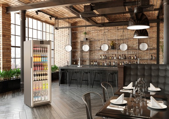 Шкаф холодильный со стеклом Liebherr MRFVD 4011 серебристый