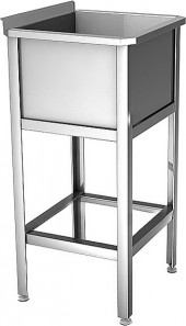 Ванна моечная GPSteel ВМБ-1/630/630/850 Стандарт